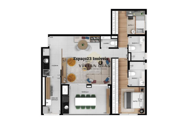 Apartamento com 2 Quartos à Venda,  em Tatuapé - São Paulo