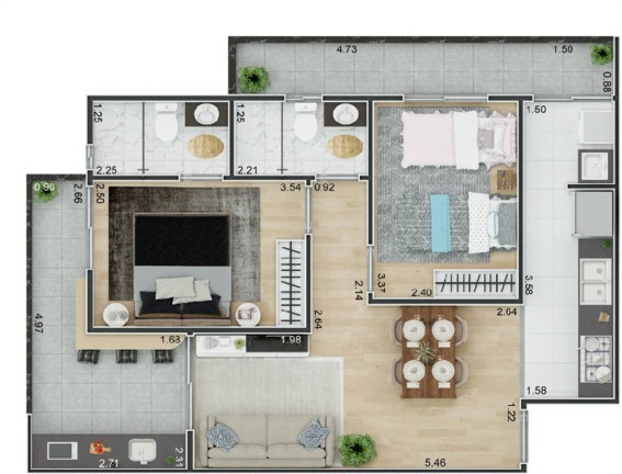 Imagem Apartamento com 2 Quartos à Venda, 69 m² em Forte - Praia Grande Imagem Apartamento com 2 Quartos à Venda, 69 m² em Forte - Praia Grande