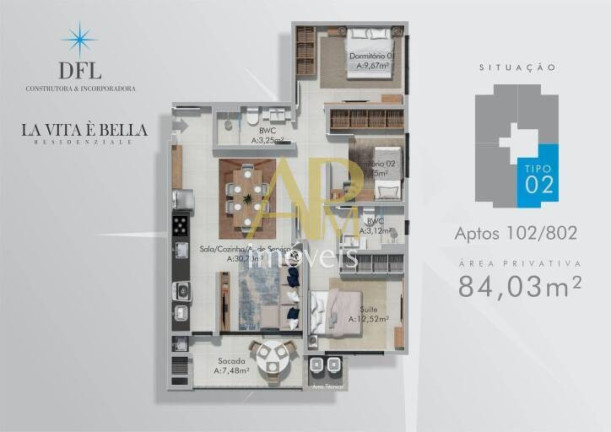 Imagem Apartamento com 3 Quartos à Venda, 84 m² em Centro - Biguaçu Imagem Apartamento com 3 Quartos à Venda, 84 m² em Centro - Biguaçu