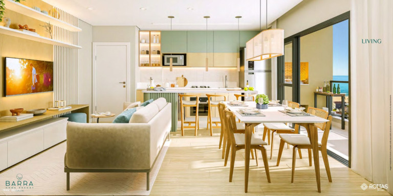 Imagem Apartamento com 2 Quartos à Venda, 52 m² em Barra Do Saí - Itapoá Imagem Apartamento com 2 Quartos à Venda, 52 m² em Barra Do Saí - Itapoá