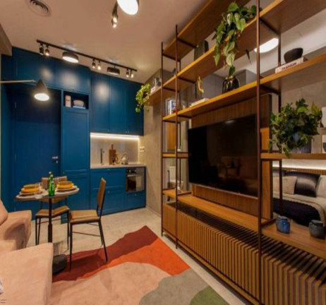 Imagem Apartamento com 1 Quarto à Venda, 35 m² em Campo Belo - São Paulo