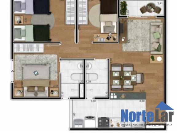 Imagem Apartamento com 3 Quartos à Venda, 60 m² em Vila Nova Cachoeirinha - São Paulo