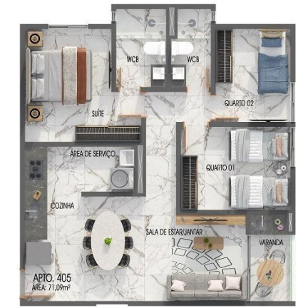 Imagem Apartamento com 2 Quartos à Venda, 54 m² em Jardim Oceania - João Pessoa Imagem Apartamento com 2 Quartos à Venda, 54 m² em Jardim Oceania - João Pessoa