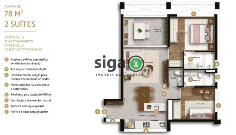 Imagem Apartamento com 2 Quartos à Venda, 78 m² em Moema - São Paulo