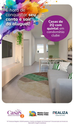 Imagem Casa com 2 Quartos à Venda, 47 m² em Caluge - Itaboraí