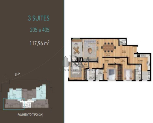 Imagem Apartamento com 3 Quartos à Venda, 118 m² em João Paulo - Florianópolis