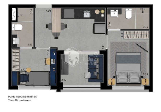 Imagem Studio com 1 Quarto à Venda, 38 m² em Perdizes - São Paulo Imagem Studio com 1 Quarto à Venda, 38 m² em Perdizes - São Paulo