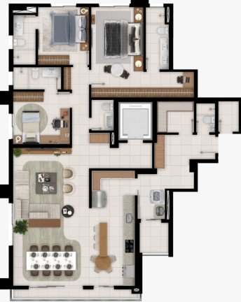 Imagem Apartamento com 3 Quartos à Venda, 174 m² em Jardim Goiás - Goiânia Imagem Apartamento com 3 Quartos à Venda, 174 m² em Jardim Goiás - Goiânia