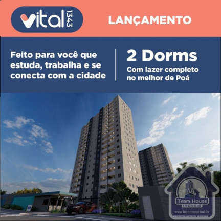 Imagem Apartamento com 2 Quartos à Venda, 49 m² em Jardim áurea - Poá