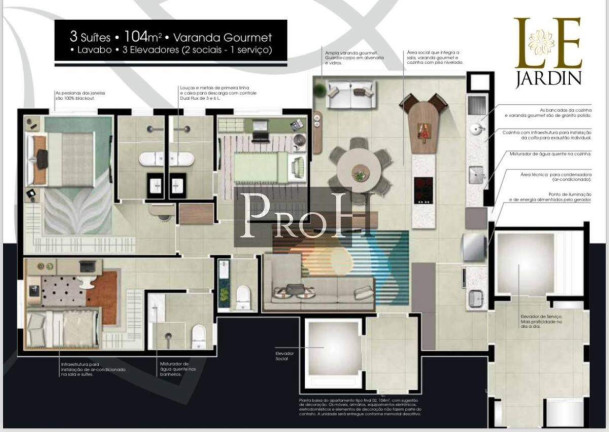 Apartamento com 3 Quartos à Venda, 104 m² em Santo Antônio - São Caetano Do Sul