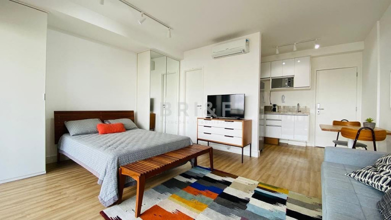 Imagem Apartamento com 1 Quarto para Alugar, 41 m² em Brooklin - São Paulo Imagem Apartamento com 1 Quarto para Alugar, 41 m² em Brooklin - São Paulo