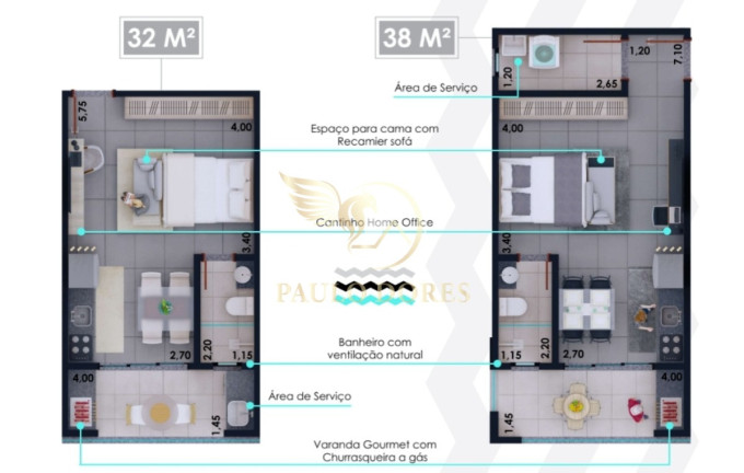 Imagem Apartamento com 1 Quarto à Venda, 38 m² em Enseada - Ubatuba