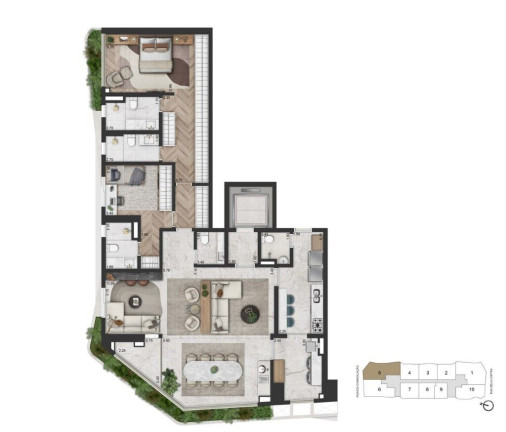 Imagem Apartamento com 3 Quartos à Venda, 147 m² em Consolação - São Paulo Imagem Apartamento com 3 Quartos à Venda, 147 m² em Consolação - São Paulo