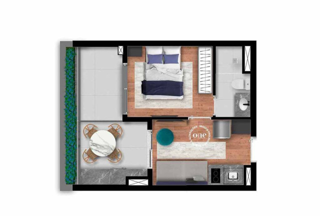 Imagem Apartamento com 1 Quarto à Venda, 49 m² em Moema - São Paulo