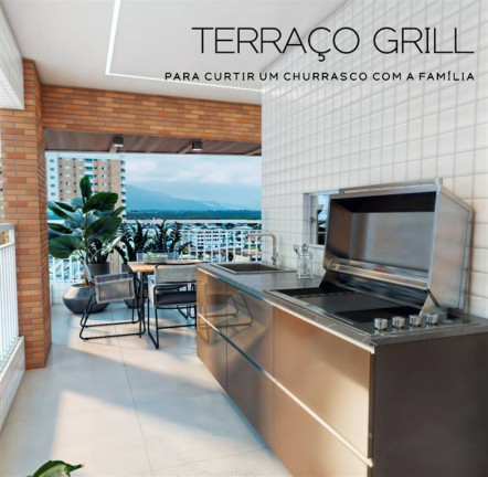 Imagem Apartamento com 1 Quarto à Venda, 48 m² em Guilhermina - Praia Grande