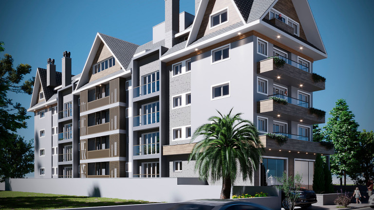Imagem Apartamento com 1 Quarto à Venda, 48 m² em Centro - Canela