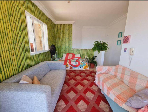 Imagem Cobertura com 3 Quartos à Venda ou Locação, 177 m² em José Menino - Santos