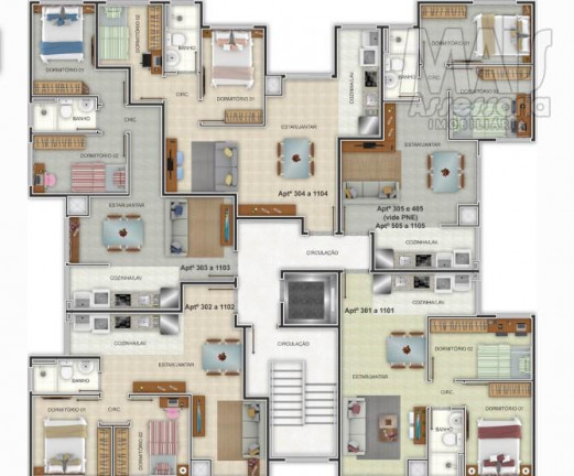 Imagem Apartamento com 2 Quartos à Venda, 54 m² em Guarani - Novo Hamburgo Imagem Apartamento com 2 Quartos à Venda, 54 m² em Guarani - Novo Hamburgo