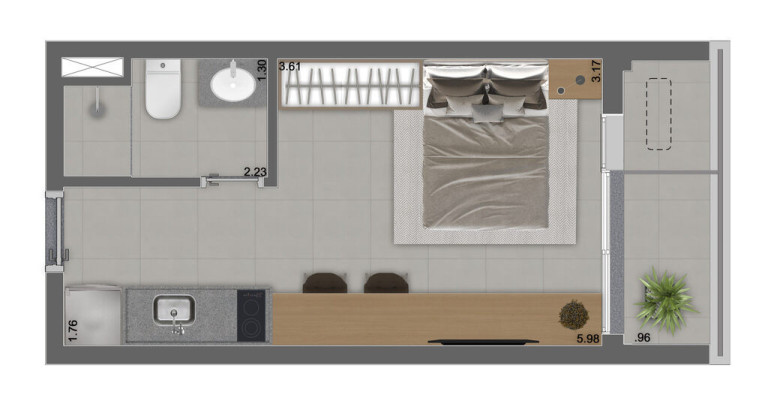 Imagem Imóvel com 1 Quarto à Venda, 26 m² em Vila Mariana - São Paulo