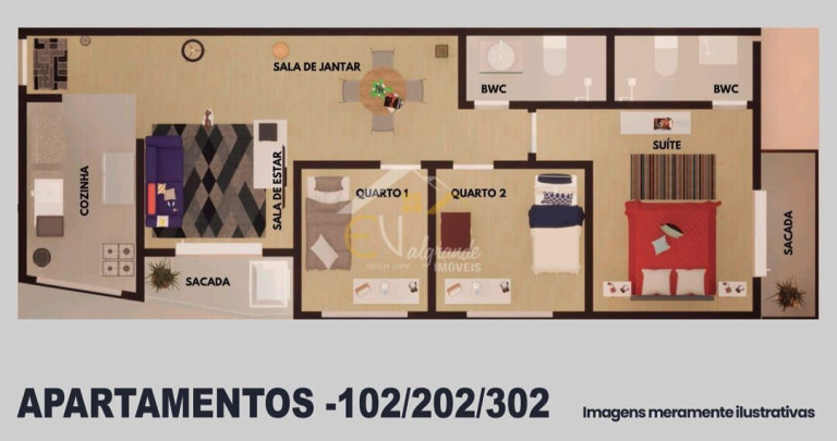 Imagem Apartamento com 2 Quartos à Venda, 68 m² em Centro - Pinhais Imagem Apartamento com 2 Quartos à Venda, 68 m² em Centro - Pinhais