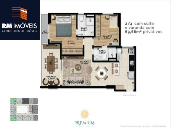 Imagem Apartamento com 1 Quarto à Venda, 46 m² em Stella Maris - Salvador Imagem Apartamento com 1 Quarto à Venda, 46 m² em Stella Maris - Salvador