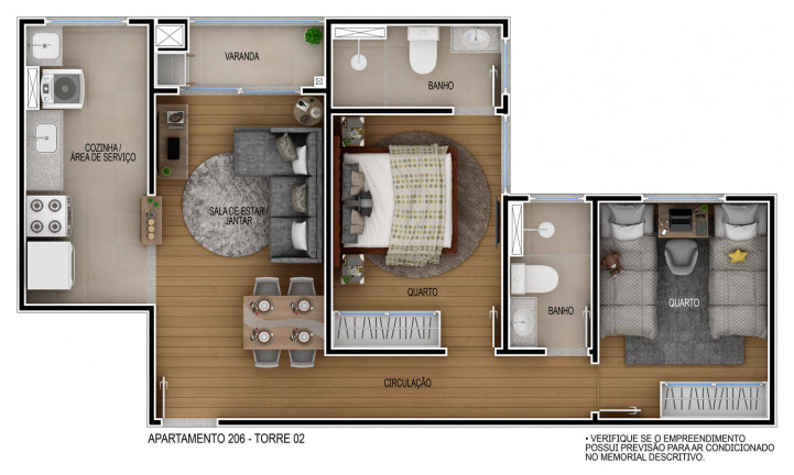 Imagem Apartamento com 2 Quartos à Venda, 46 m² em Jardim Nova Europa - Campinas