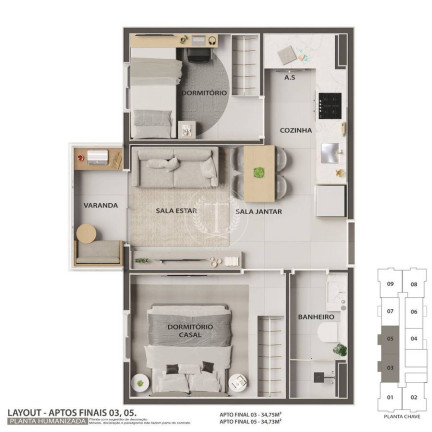 Imagem Apartamento com 2 Quartos à Venda, 41 m² em Itaquera - São Paulo