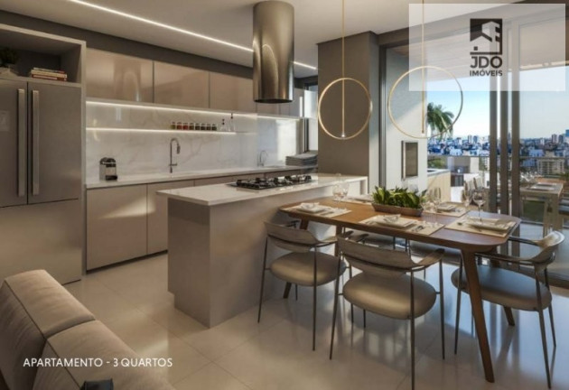 Apartamento com 3 Quartos à Venda, 94 m² em Cabral - Curitiba