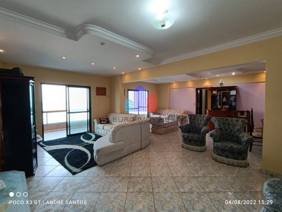 Imagem Apartamento com 4 Quartos para Alugar, 180.000 m² em Vila Caicara - Praia Grande