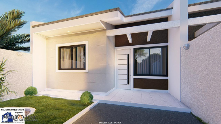 Imagem Casa com 3 Quartos à Venda, 54 m² em Gralha Azul - Fazenda Rio Grande