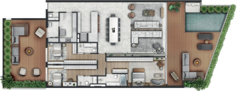 Imagem Imóvel com 3 Quartos à Venda, 262 m² em Praia De Belas - Porto Alegre Imagem Imóvel com 3 Quartos à Venda, 262 m² em Praia De Belas - Porto Alegre
