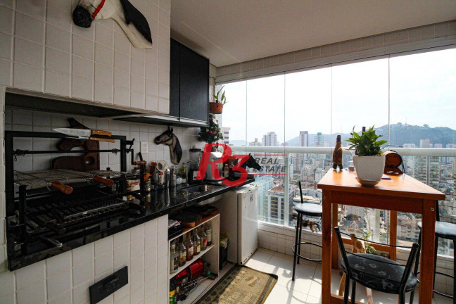 Imagem Apartamento com 3 Quartos à Venda, 134 m² em Gonzaga - Santos