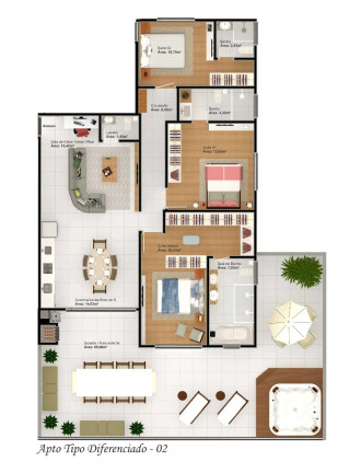 Imagem Apartamento com 3 Quartos à Venda, 117 m² em Vila Operária - Itajaí Imagem Apartamento com 3 Quartos à Venda, 117 m² em Vila Operária - Itajaí