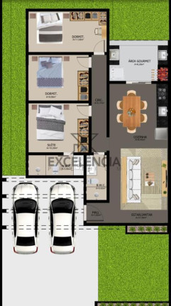 Imagem Casa com 3 Quartos à Venda, 89 m² em Veneza - Fazenda Rio Grande Imagem Casa com 3 Quartos à Venda, 89 m² em Veneza - Fazenda Rio Grande