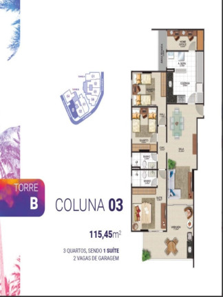 Imagem Apartamento com 3 Quartos à Venda, 102 m² em Praia Do Morro - Guarapari Imagem Apartamento com 3 Quartos à Venda, 102 m² em Praia Do Morro - Guarapari