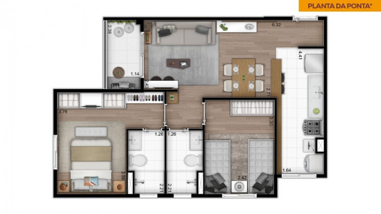 Imagem Apartamento com 2 Quartos à Venda, 54 m² em Cambuci - São Paulo Imagem Apartamento com 2 Quartos à Venda, 54 m² em Cambuci - São Paulo