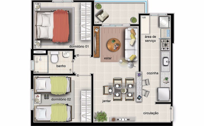 Imagem Imóvel com 2 Quartos à Venda, 54 m² em Parque São Sebastião - Ribeirão Preto Imagem Imóvel com 2 Quartos à Venda, 54 m² em Parque São Sebastião - Ribeirão Preto