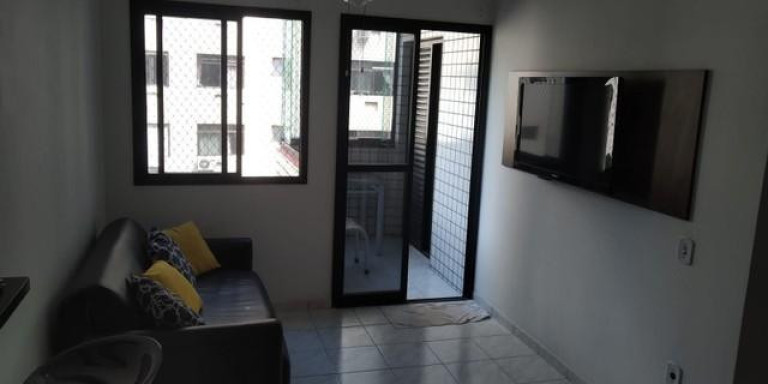 Imagem Apartamento com 1 Quarto à Venda, 52 m² em Itararé - São Vicente Imagem Apartamento com 1 Quarto à Venda, 52 m² em Itararé - São Vicente