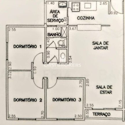 Imagem Apartamento com 3 Quartos à Venda, 64 m² em Jardim Dracena - São Paulo