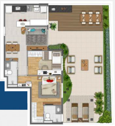 Imagem Apartamento com 3 Quartos à Venda, 66 m² em Jardim Das Belezas - Carapicuíba
