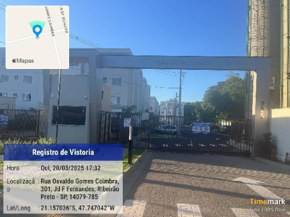Apartamento com 2 Quartos à Venda, 44 m² em Jardim Ouro Branco - Ribeirao Preto