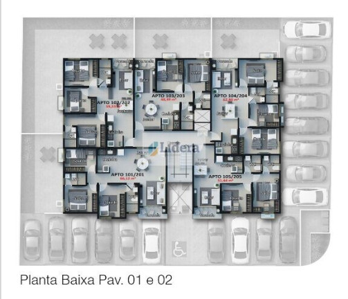 Imagem Apartamento com 3 Quartos à Venda, 62 m² em Bessa - João Pessoa Imagem Apartamento com 3 Quartos à Venda, 62 m² em Bessa - João Pessoa