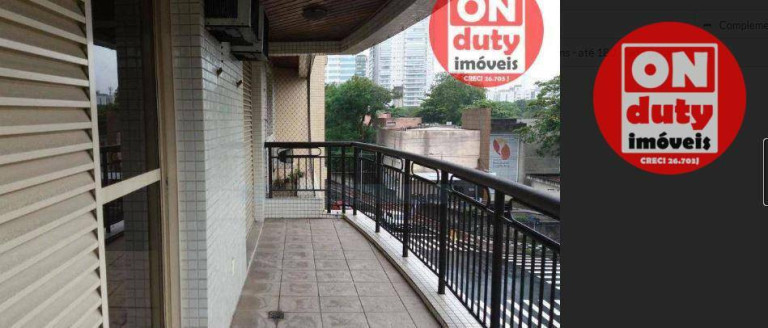 Apartamento com 3 Quartos à Venda, 185 m² em Aparecida - Santos