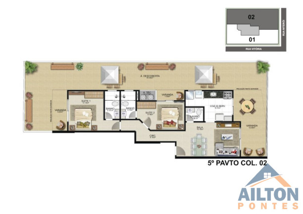 Imagem Apartamento com 3 Quartos à Venda, 88 m² em Praia Do Morro - Guarapari Imagem Apartamento com 3 Quartos à Venda, 88 m² em Praia Do Morro - Guarapari