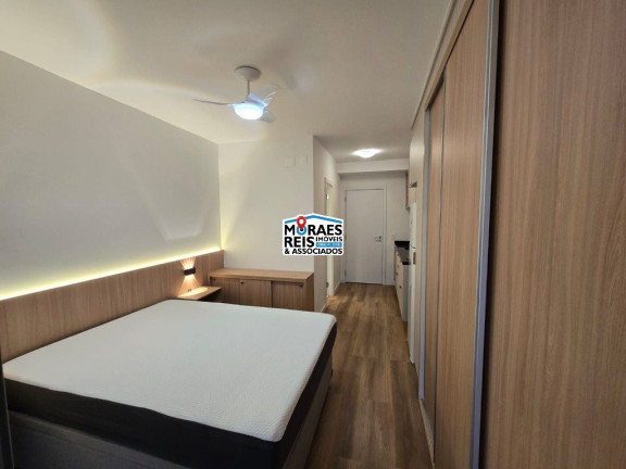 Imagem Apartamento com 1 Quarto para Alugar, 31 m² em Santo Amaro - São Paulo