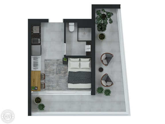 Imagem Studio com 1 Quarto à Venda, 17 m² em Santo Amaro - São Paulo Imagem Studio com 1 Quarto à Venda, 17 m² em Santo Amaro - São Paulo