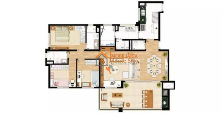 Imagem Apartamento com 3 Quartos à Venda, 137 m² em Vila Rosália - Guarulhos Imagem Apartamento com 3 Quartos à Venda, 137 m² em Vila Rosália - Guarulhos