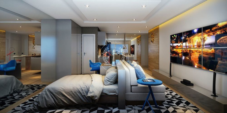 Imagem Apartamento com 1 Quarto à Venda, 42 m² em Campo Belo - São Paulo