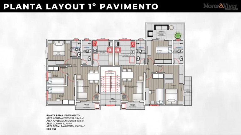 Imagem Apartamento com 3 Quartos à Venda, 58 m² em Boneca Do Iguaçu - São José Dos Pinhais