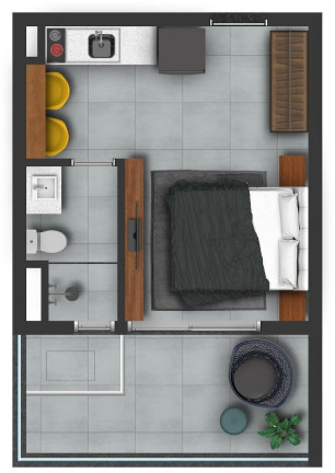 Imagem Studio com 1 Quarto à Venda, 32 m² em Vila Mariana - São Paulo